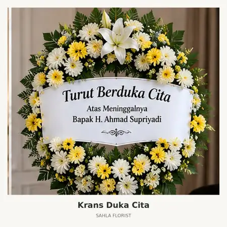 Krans Bunga Duka Pandak